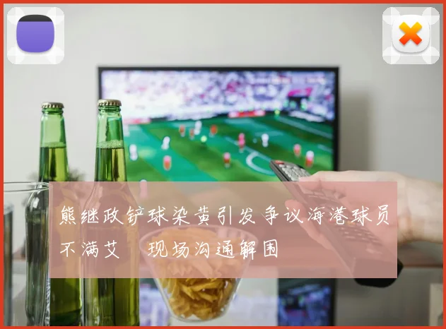 熊继政铲球染黄引发争议海港球员不满艾堃现场沟通解围